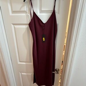 Gianni Bini burgundy Slip Dress